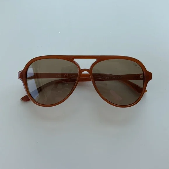 Brown Aviator Sunglasses - Picture 6 of 9